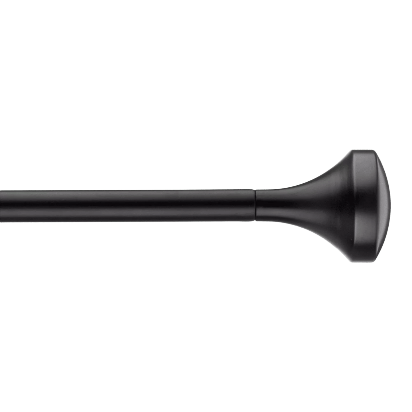 Black Curtain Rod Set - Diameter 16/19 mm