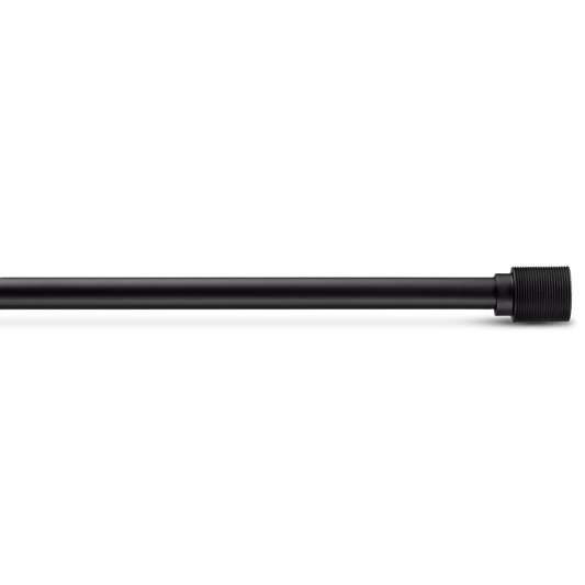 Black Chelsea Curtain Rod Set - Diameter 16/19 mm