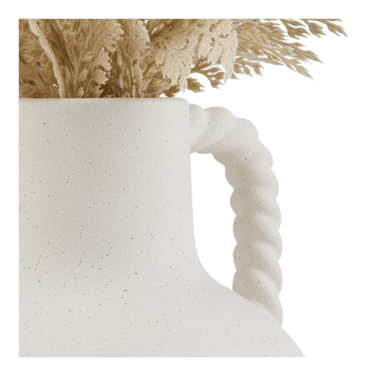 Pampas in Vase With Handle