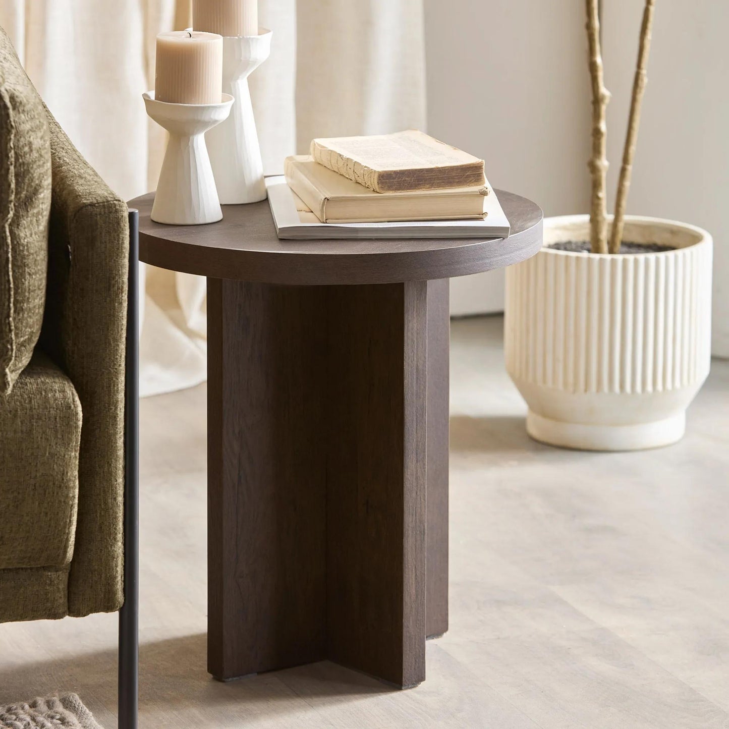 Large Ceramic Pillar Holder