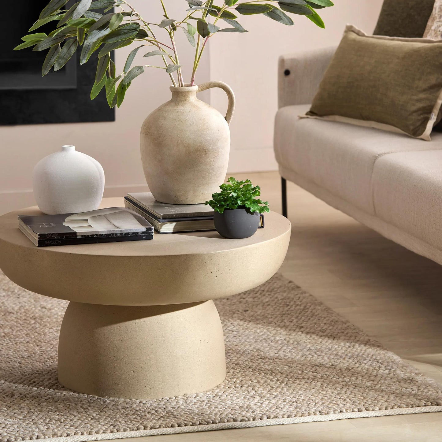 White Ceramic Table Vase