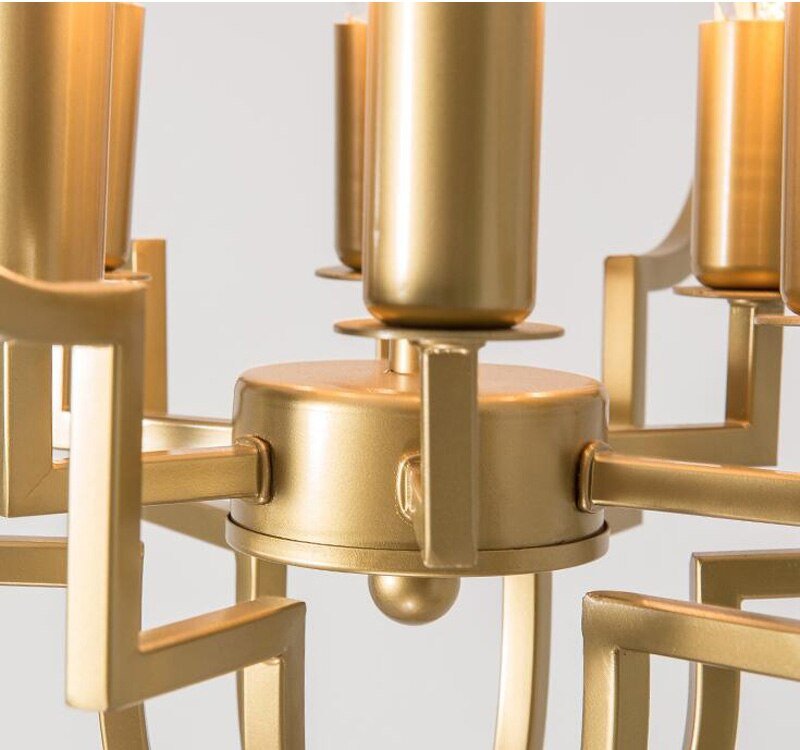 Luxury Hollow Gold Pendant LED Hanging Lamp for Foyers, Dining Rooms, and Kitchens