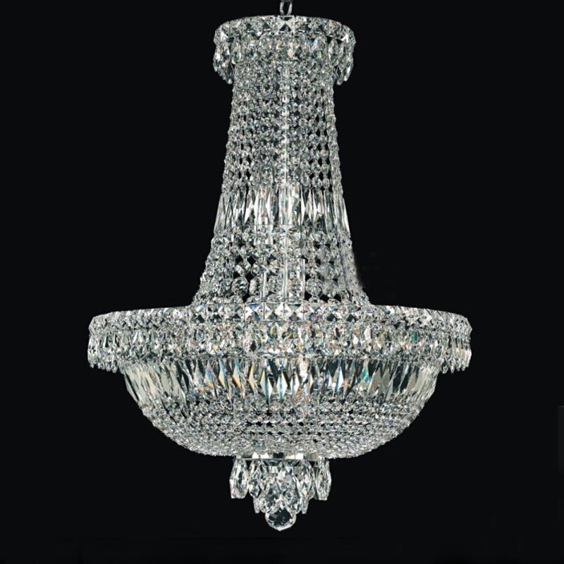 Elegant Modern Classic Crystal Chandelier for Foyers, Stairways, and Dining Rooms