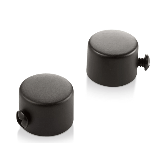 Black Pole End Caps