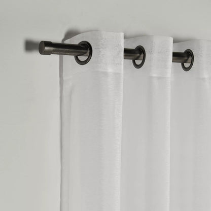 White Kacha Sheer Curtain