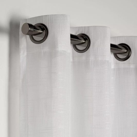 White Darja Sheer Curtain