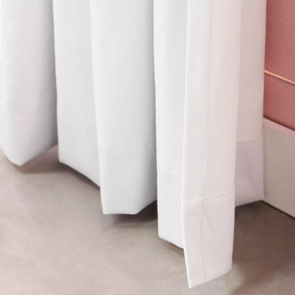 White Kimia Blackout Curtain