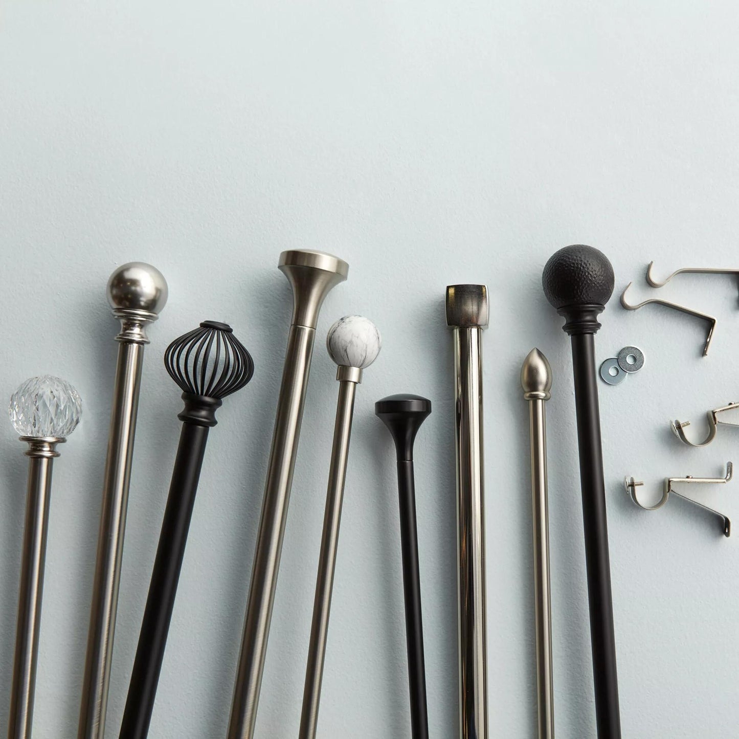 Curtain Rod Set - Diameter 22/25 mm