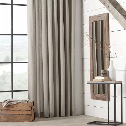 Beige Naturia Panel Curtain