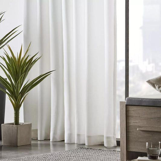 White Dany Panel Curtain