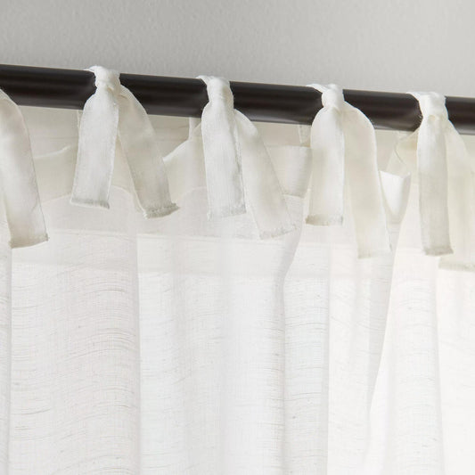 Jessica Tie Top Sheer Curtain