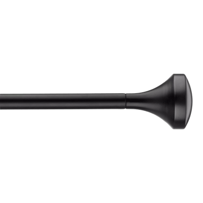 Black Curtain Rod Set - Diameter 16/19 mm