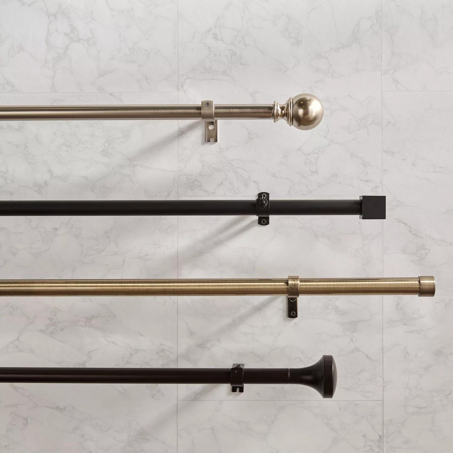 Cube Curtain Rod Set - Diameter 25mm
