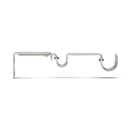 Brushed Nickel Double Brackets