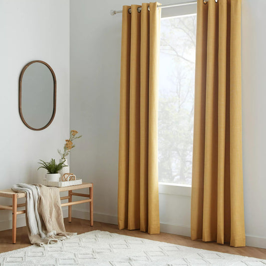 Yellow Chita Blackout Curtain