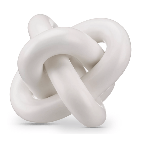 Abstract Knotted Ceramic Decorative Object