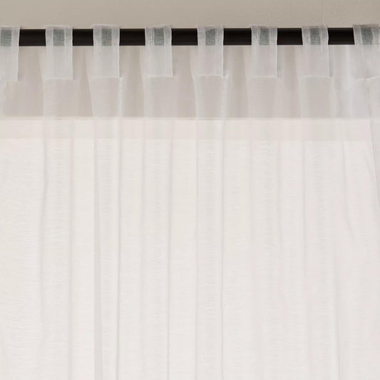 Kacha Rod Pocket Back Tab Sheer Curtain
