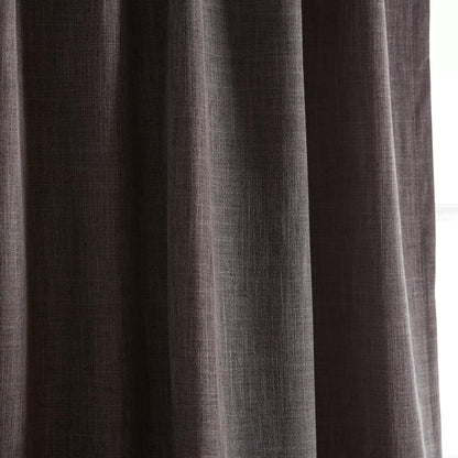 Charcoal Chita Back Tab Blackout Curtain