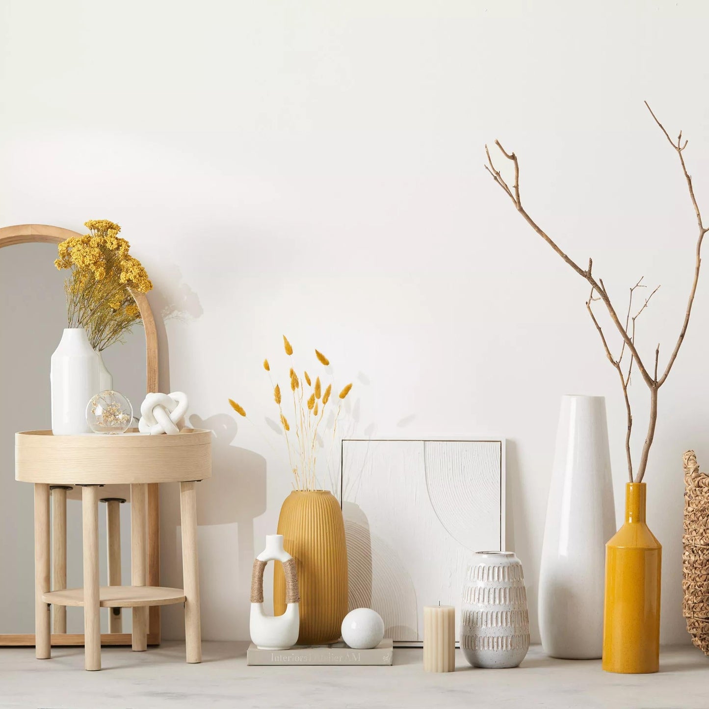 Speckled Ceramic Floor Vase