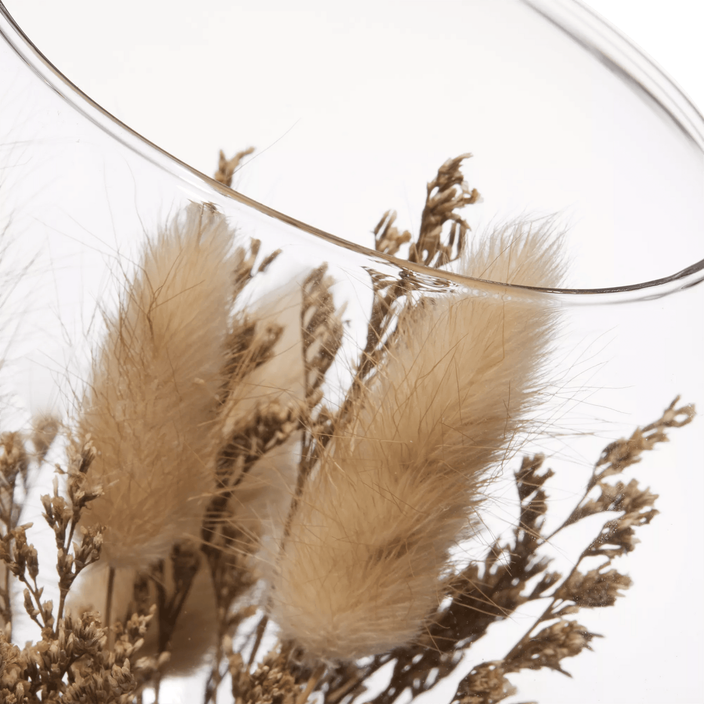 Dried Flowers Glass Dome
