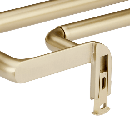 Blackout Curtains Double Rod Set - Diameter 19mm
