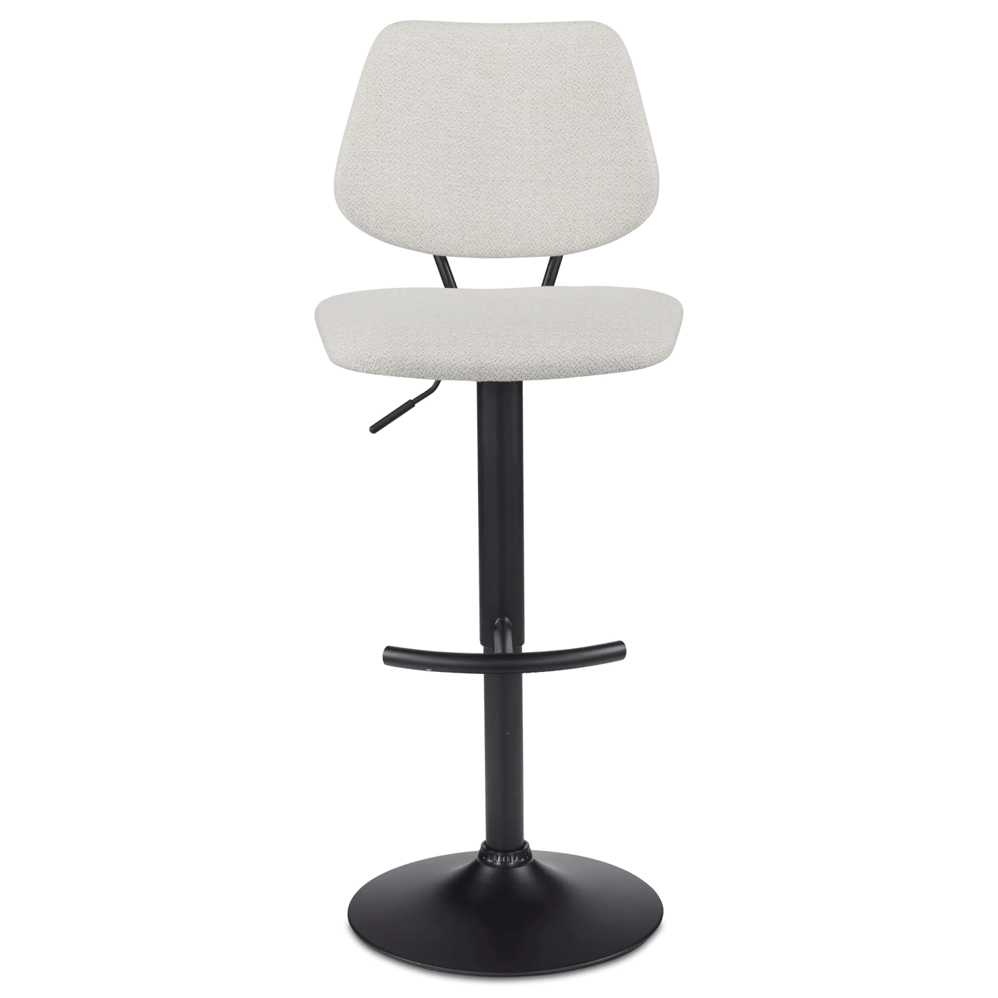 Fabric and Metal Adjustable Counter Stool