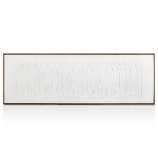 Tone on Tone Embossed Abstract Oil Painting