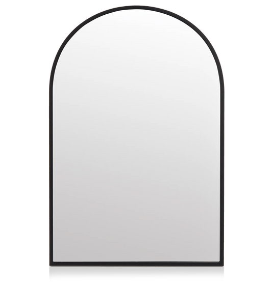 Black Arched Mirror