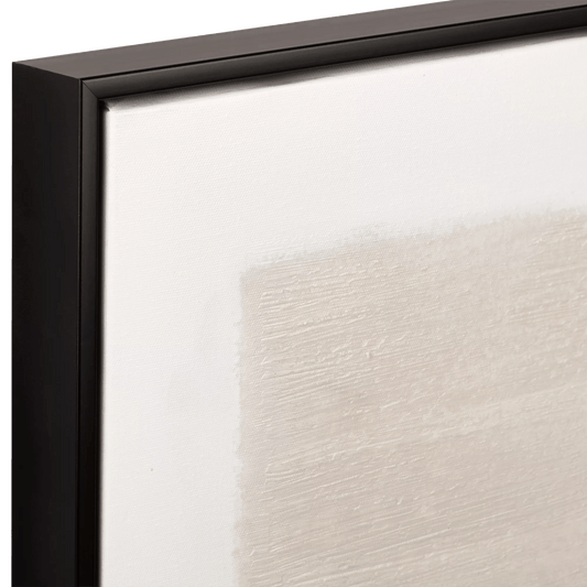 Gold Abstract Printed Framed Art