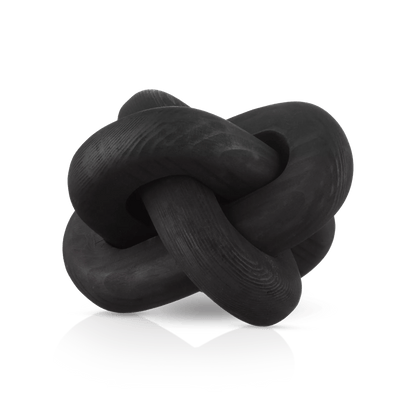 Abstract Knotted Wood Decorative Object