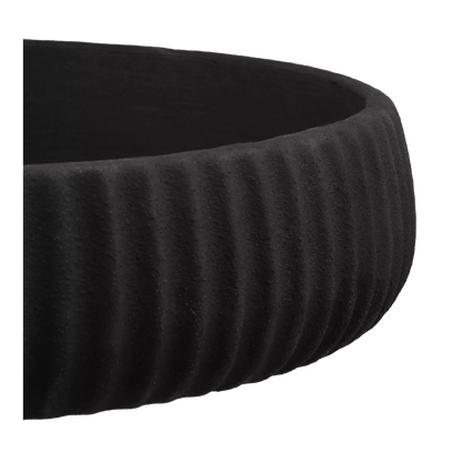 Black Ceramic Bowl