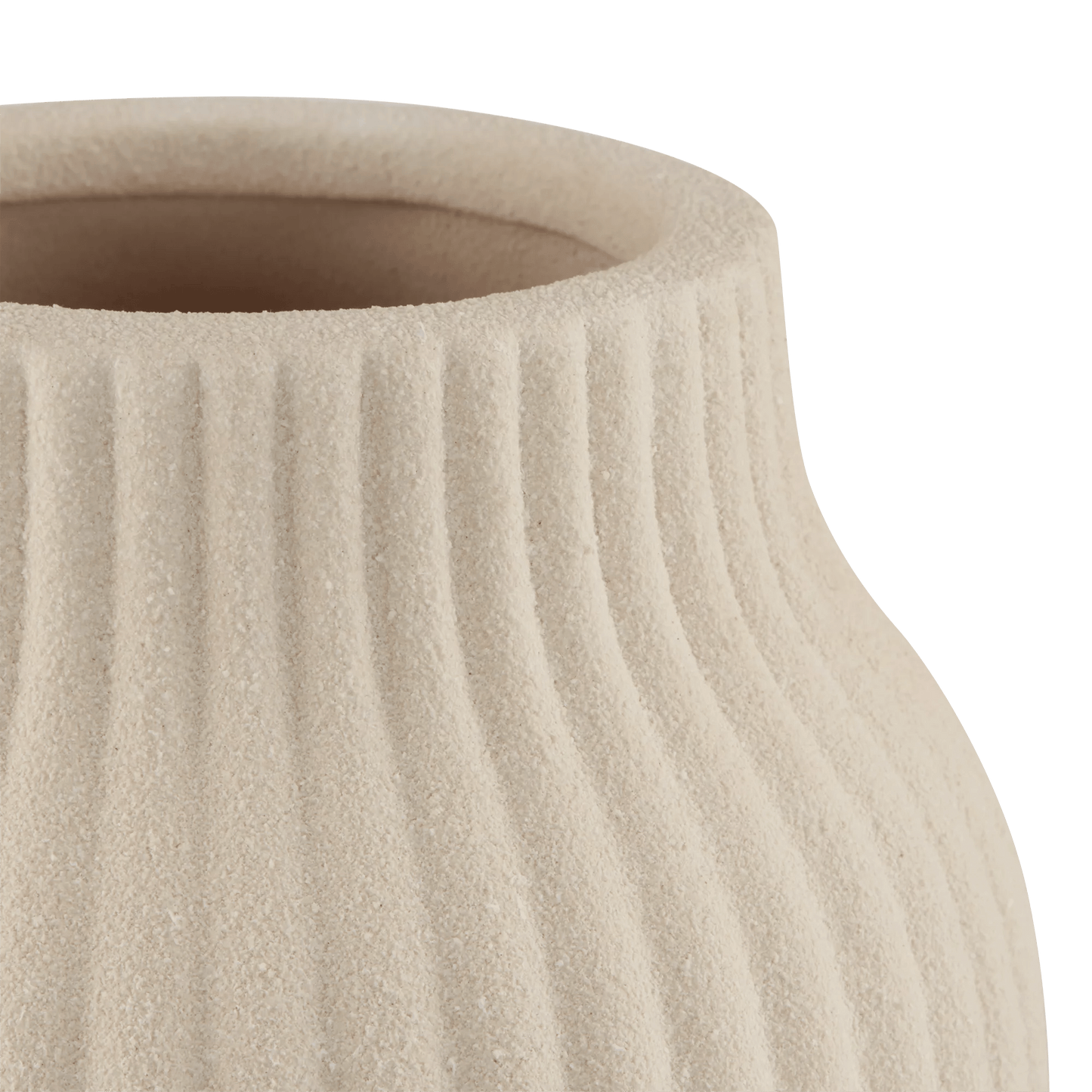 Ceramic Engraved Floor Vase