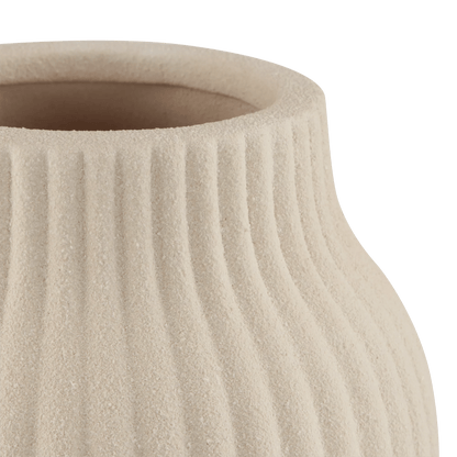 Ceramic Engraved Floor Vase