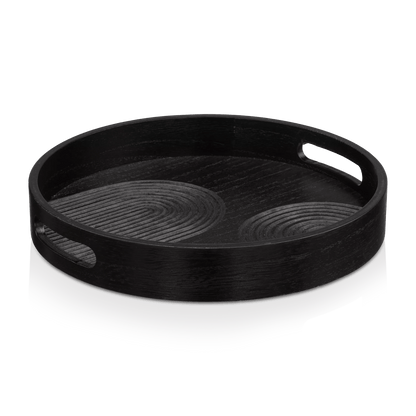 Black Engraved Tray