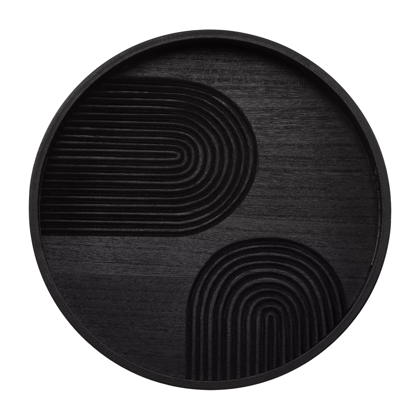 Black Engraved Tray