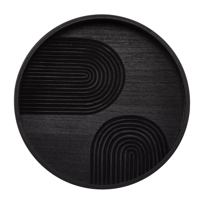 Black Engraved Tray