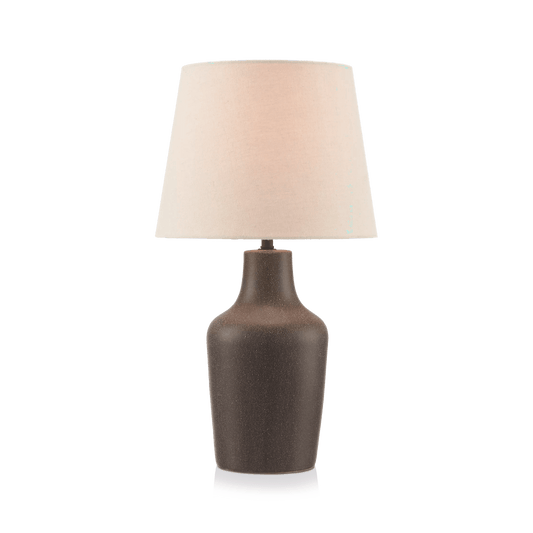 Ceramic and Linen Table Lamp