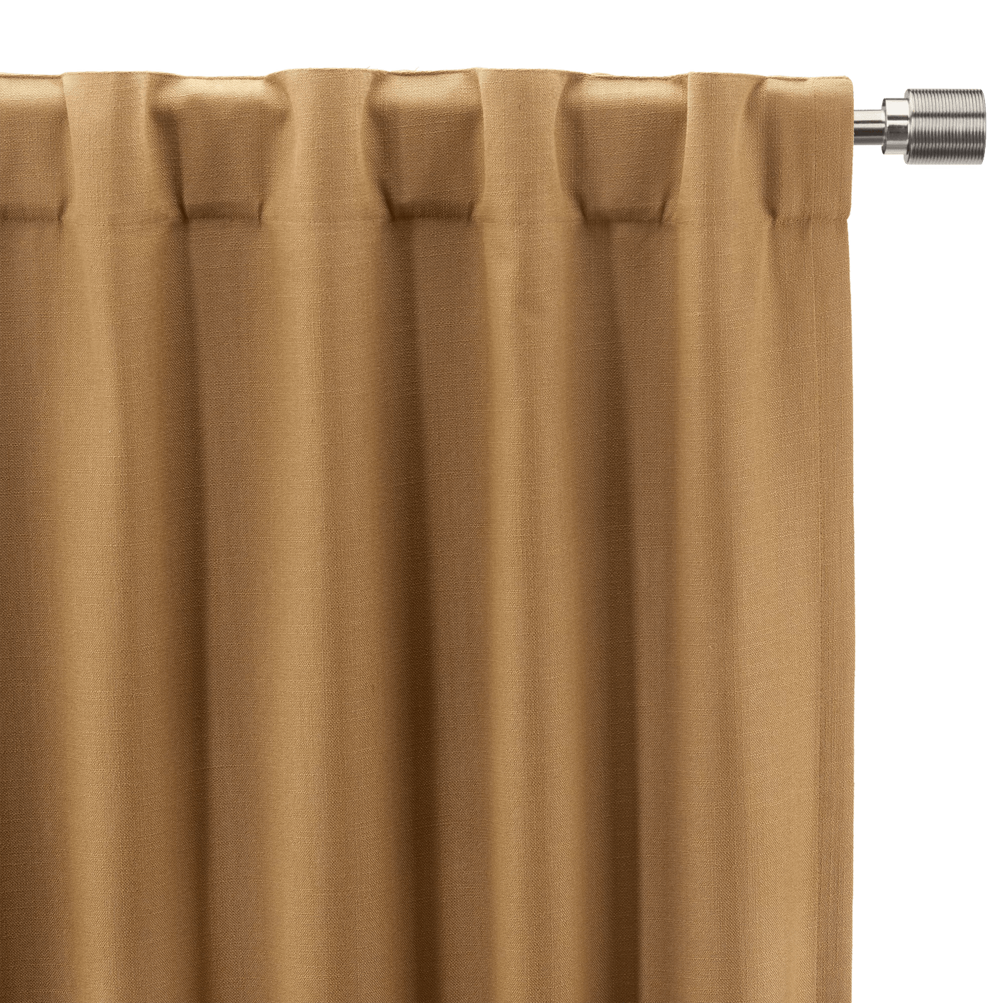 Ochre Taha Rod Pocket Back Tab Blackout Curtain