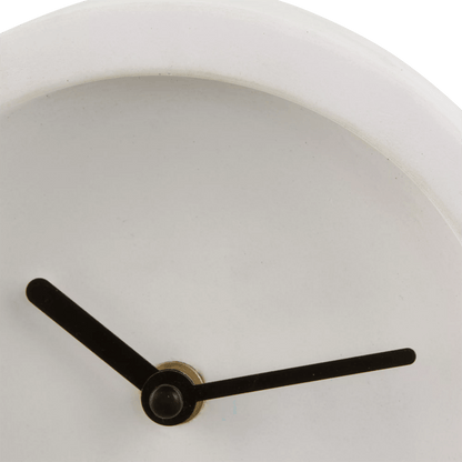 Cement Table Clock