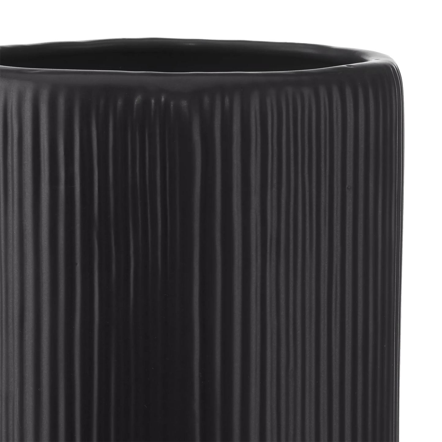 Ribbed Floor Vase