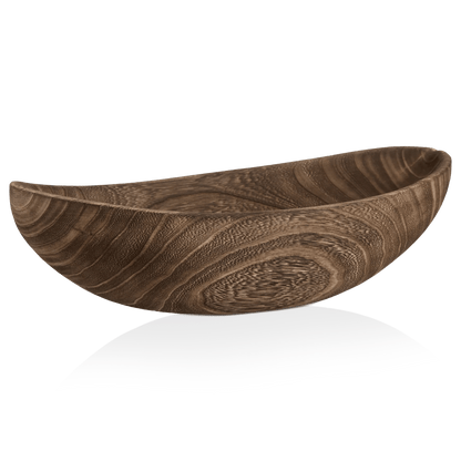 Oval Wood Bowl