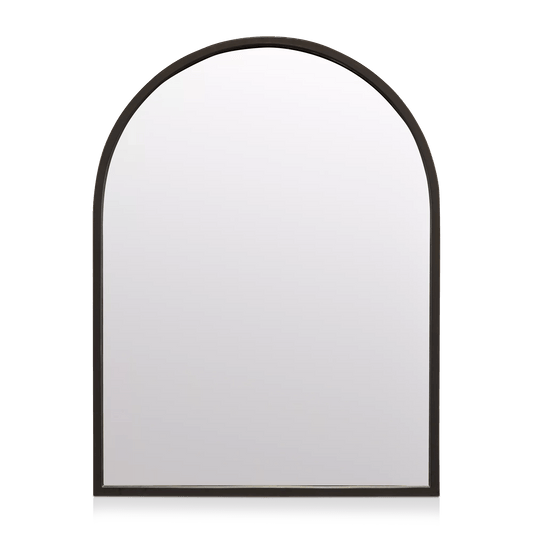 Black Arched Mirror