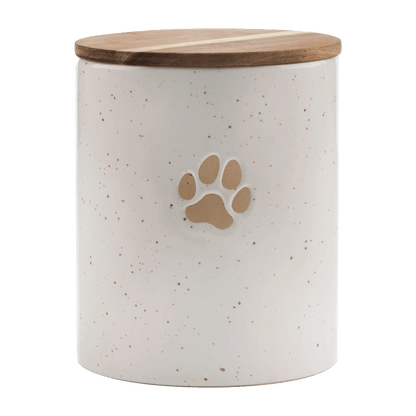 Speckled Ceramic Dog Cookie Jar