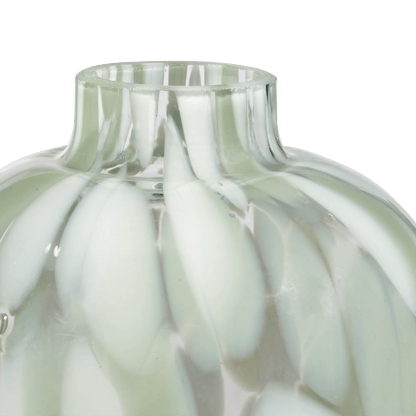 Green Glass Table vase