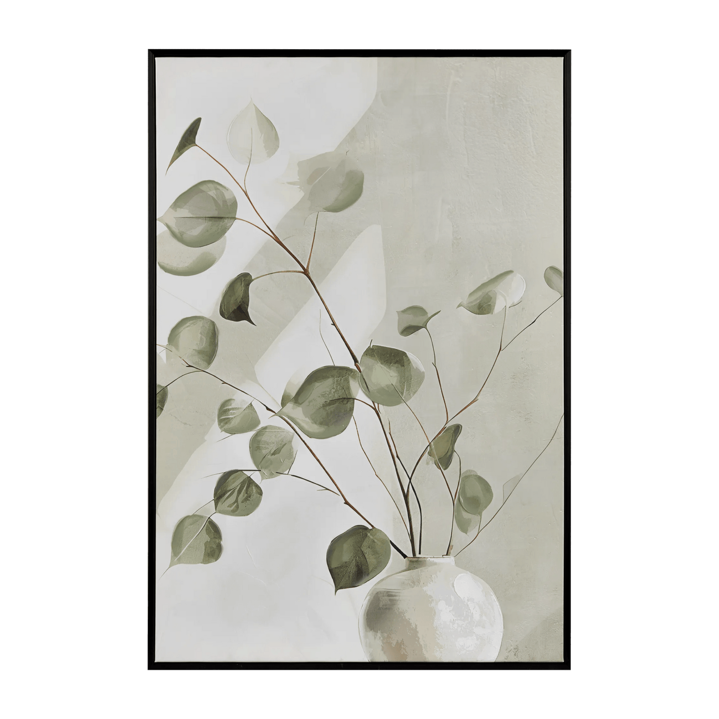 Soft Eucalyptus Framed Art