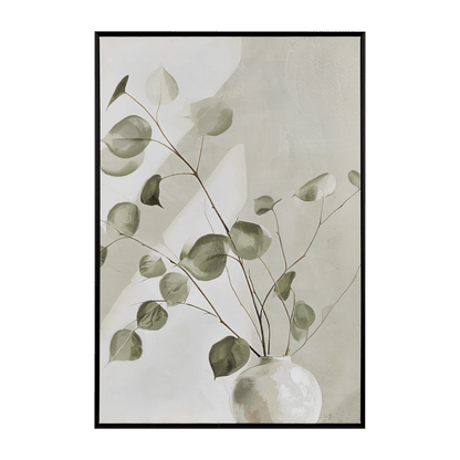Soft Eucalyptus Framed Art