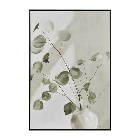 Soft Eucalyptus Framed Art