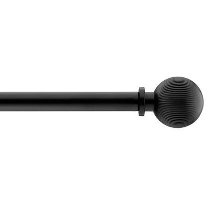 Curtain Rod Set - Diameter 22/25 mmBlack