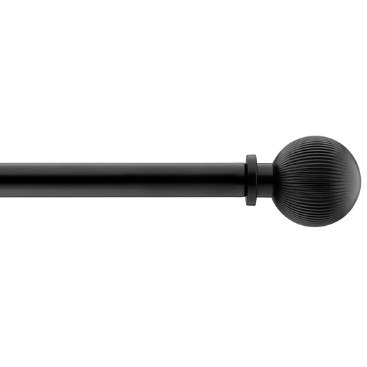 Curtain Rod Set - Diameter 22/25 mmBlack