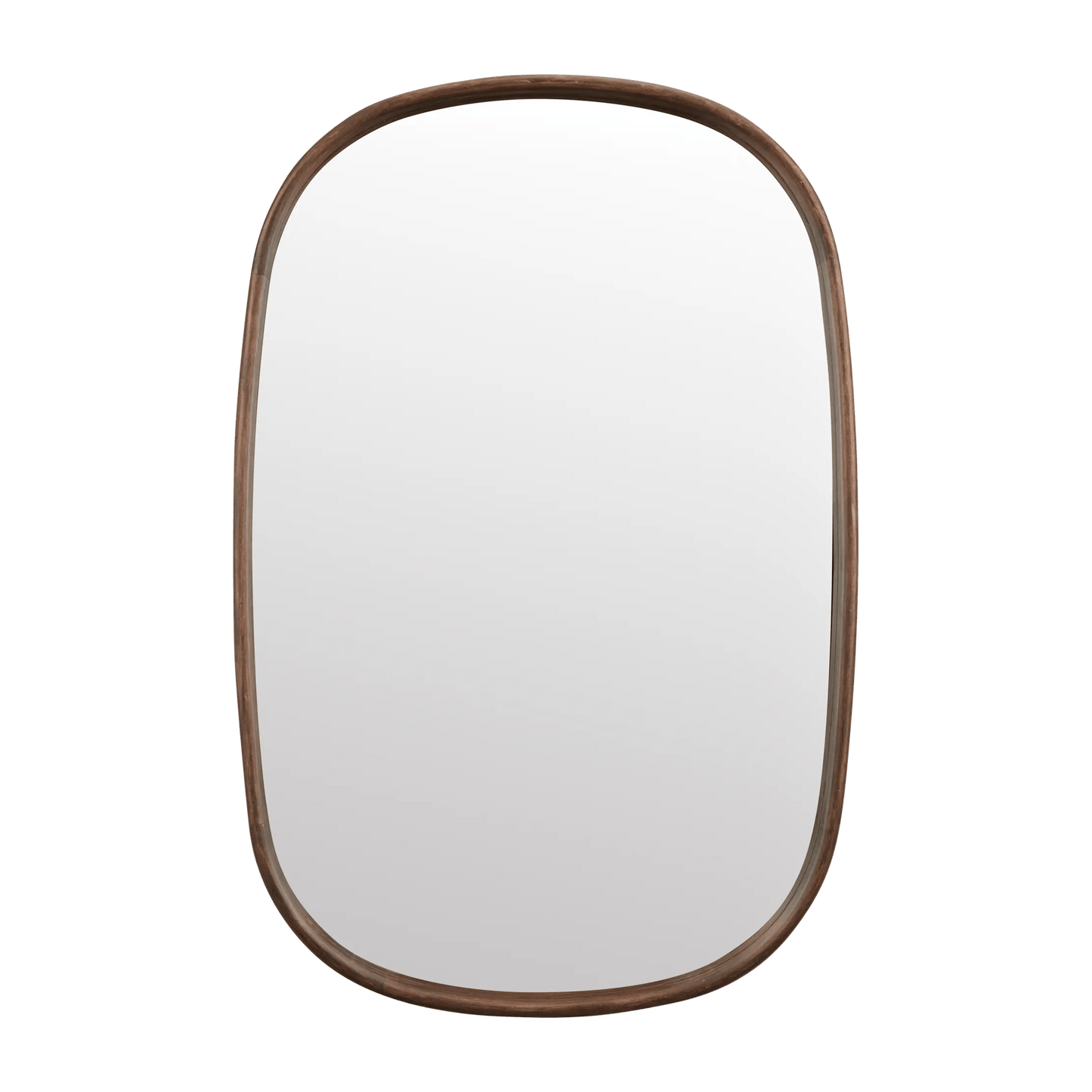 Oval Walnut Mirror